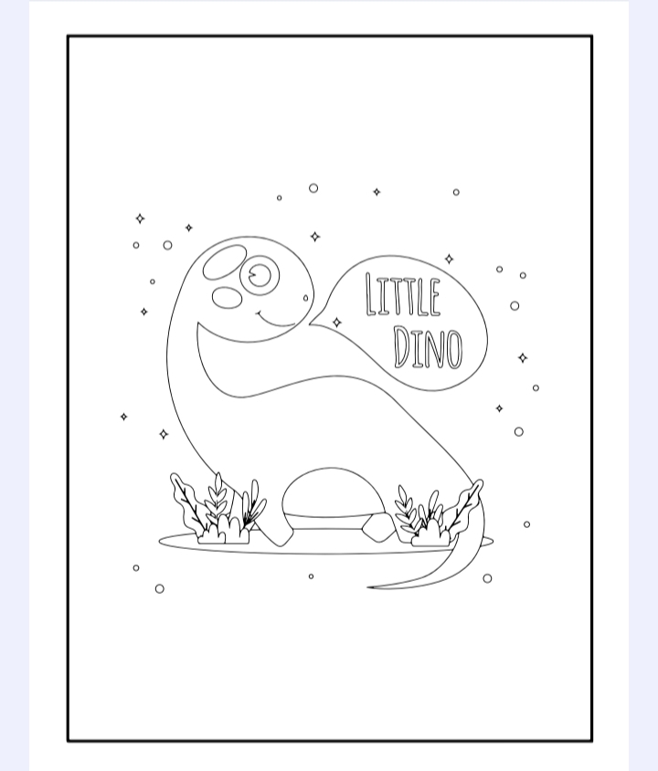 Coloring page for creativity