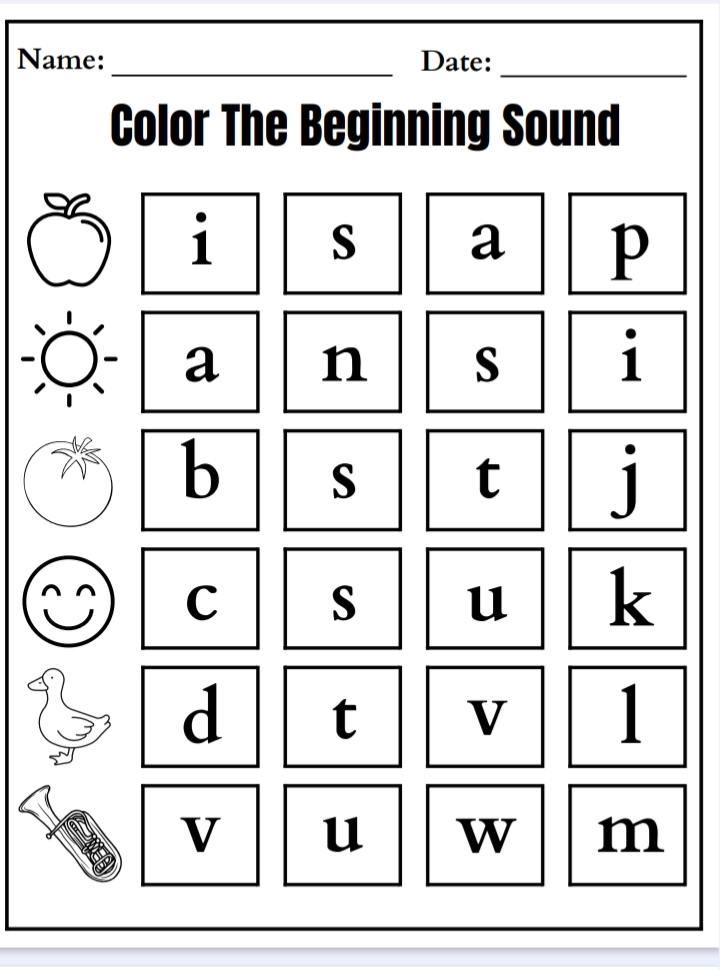 Alphabet tracing worksheet for kids