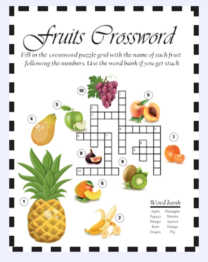 Math worksheet with fun games